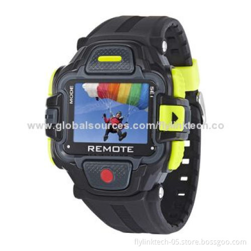 New generation action camera, 1,080P 60fps with umbrella DSP A7LX75m & chipset/watch remote control